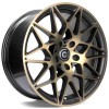 Janta aliaj Carbonado Crazy 9.5x19 5x120 ET40 BGGF - Black Glossy Gold Front