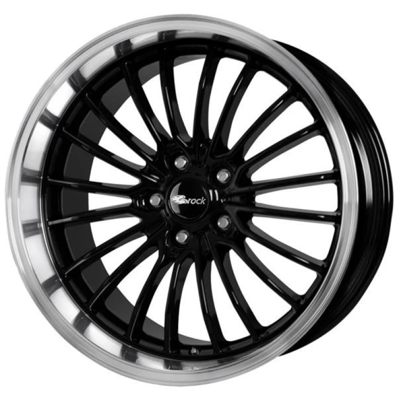 Janta aliaj Brock B24GP 9.0x20 5x108 ET40 SGHP - Schwarz Glanz Horn-Poliert (SGHP)