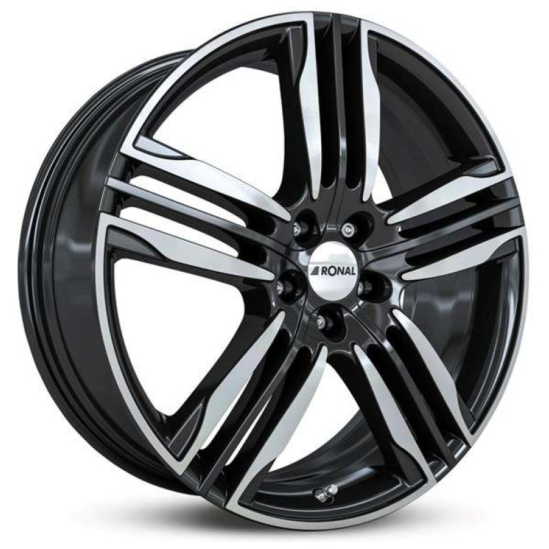 Janta aliaj Ronal R58 8.0x20 5x108 ET50 BFC - Schwarz-Frontkopiert