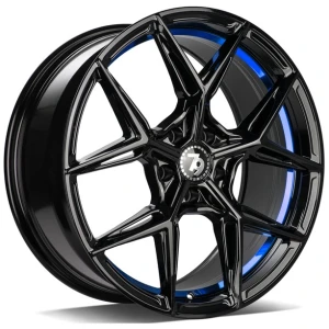 Janta aliaj seventy9 SCF-B 9.0x20 5x112 ET30 BGBIL - Black Glossy Blue Inner Lip
