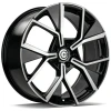 Janta aliaj Carbonado Mannheim 8.5x20 5x112 ET38 BFP - Black Front Polished