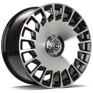 Janta aliaj Carbonado Rebellion 9.5x20 5x112 ET45 BFP - Black Front Polished