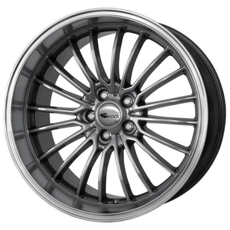 Janta aliaj Brock B24GP 9.0x20 5x130 ET43 CSSHP - Chromsilber Horn-Poliert (CSSHP)