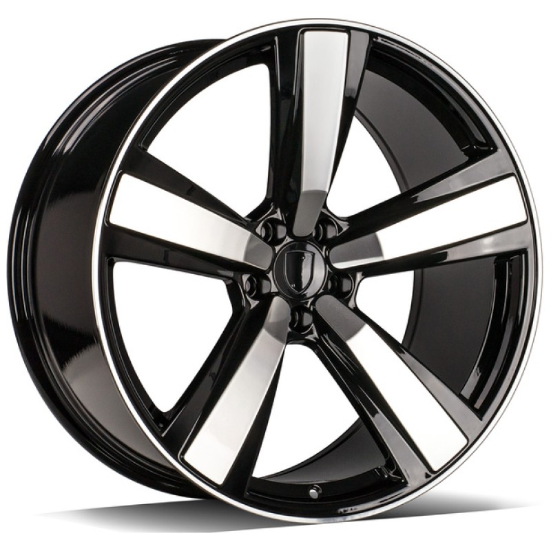 Janta aliaj Carbonado PLAYER 9.5x21 5x112 ET26 BFP - Black Front Polished