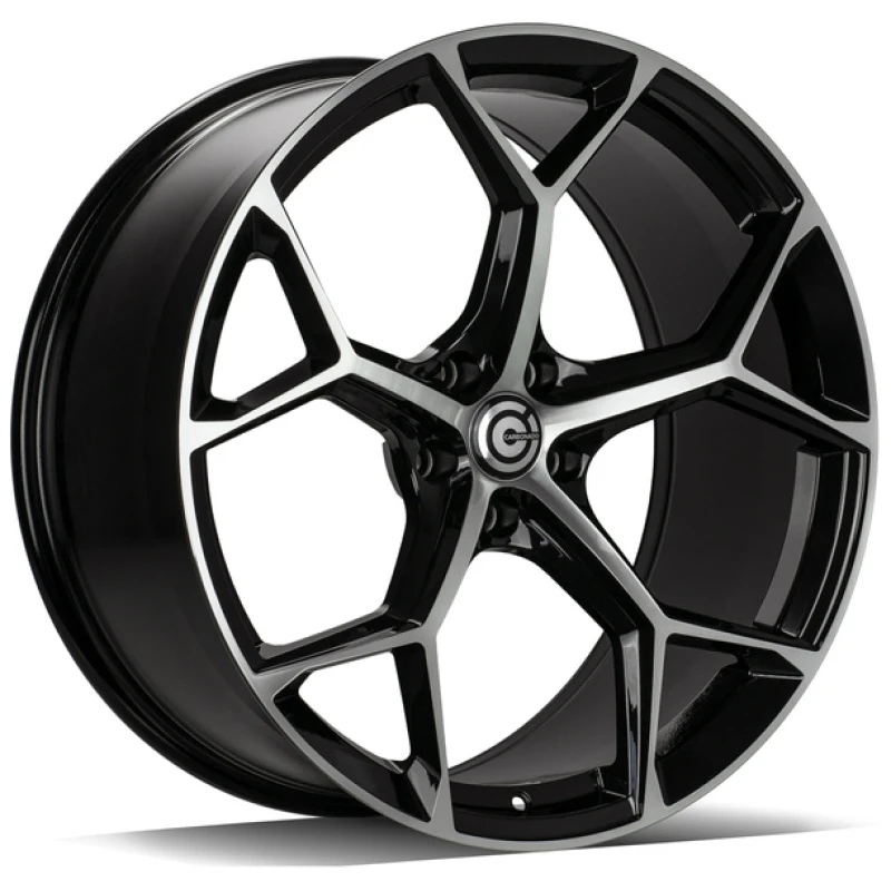 Janta aliaj Carbonado Fancy 9.5x22 5x112 ET25 BFP - Black Front Polished