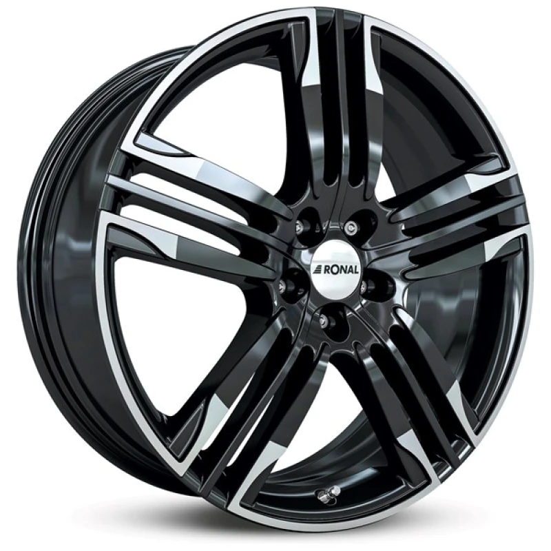 Janta aliaj Ronal R58 10.0x22 5x120 ET45 BLC - Schwarz-Hornkopiert