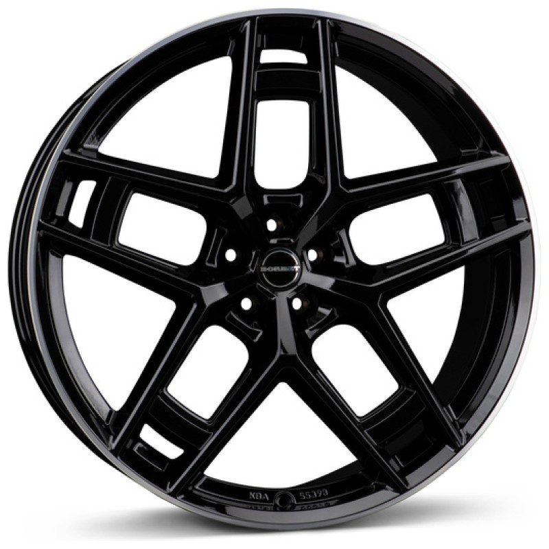 Janta aliaj Borbet TF 10.5x24 5x120 ET34 BRPG - Black Rim Polished Glossy
