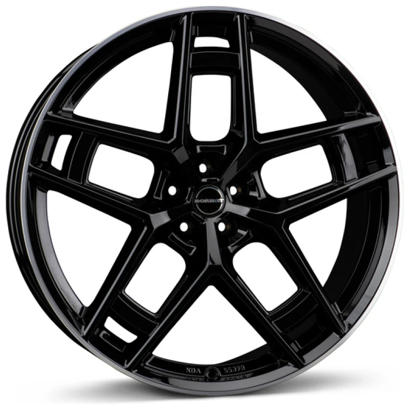 Janta aliaj Borbet TF 10.5x24 5x120 ET34 BRPG - Black Rim Polished Glossy
