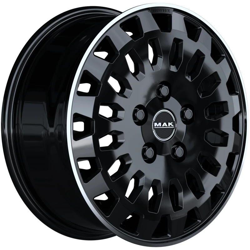 Janta aliaj MAK OVERLAND 7x17 6X130 ET51 GLOSS BLACK MIRROR RING