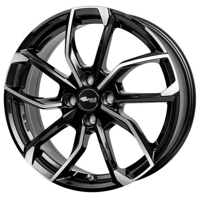Janta aliaj RC-DESIGN RC34 7.0x17 4x108 ET32 SGVP - Schwarz Front-Poliert