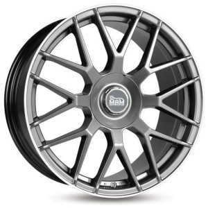 Janta aliaj MAM Leichtmetallräder GT1 7.5x17 5x100 ET45 PLP - Palladium lip polish