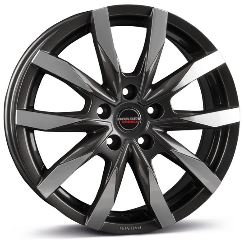 Janta aliaj Borbet CW5 7.5x18 5x118 ET53 MAGP - Mistral anthracite glossy polished