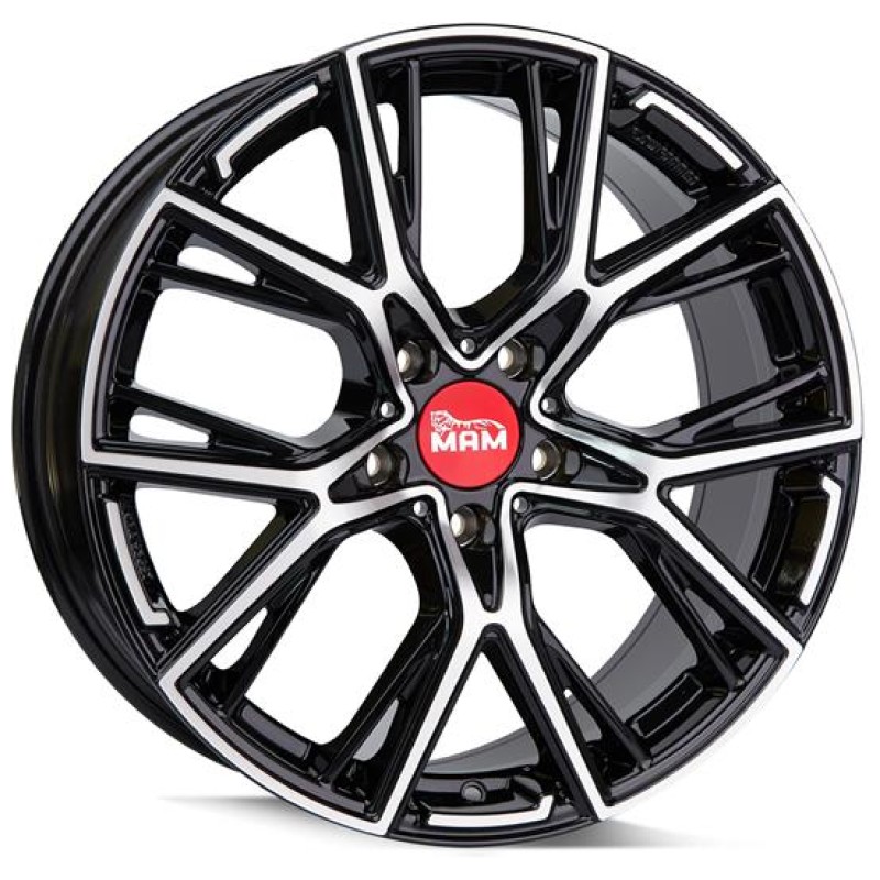 Janta aliaj MAM Leichtmetallräder B4 8.5x19 5x112 ET45 BFP - Black Front Polished
