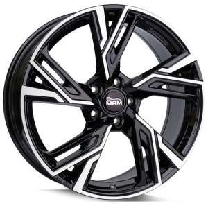 Janta aliaj MAM Leichtmetallräder RS5 8.5x20 5x112 ET42 BFP -  Black Front Polished