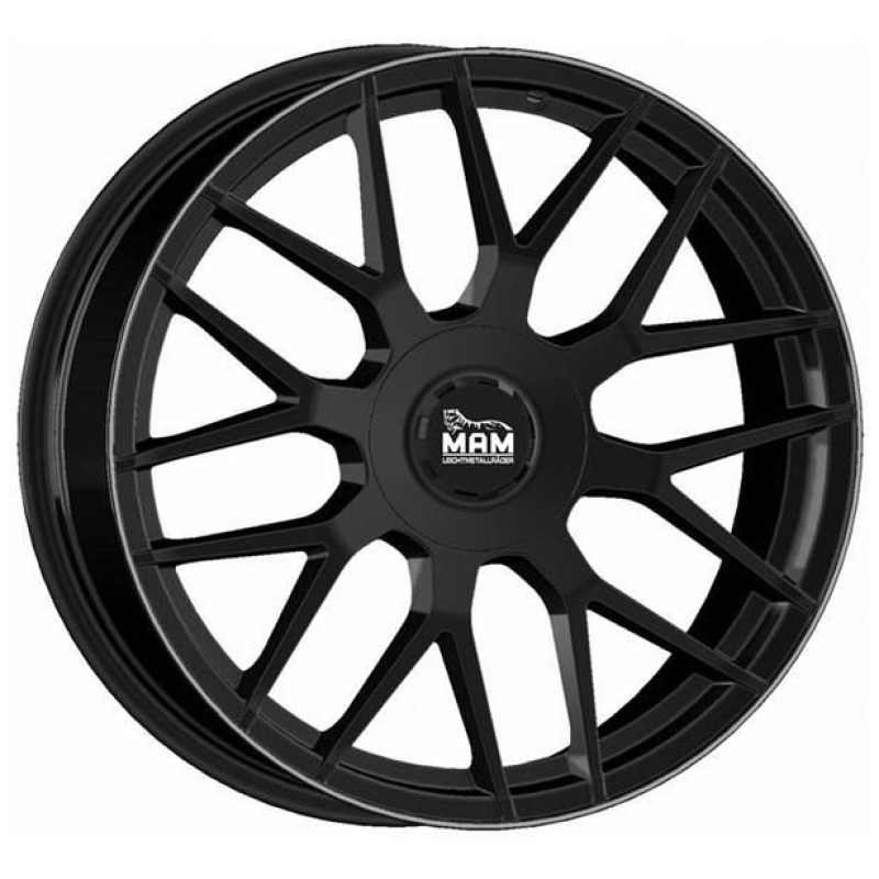 Janta aliaj MAM Leichtmetallräder GT1 9.5x21 5x130 ET52 MBLP - Matt Black Lip Polish