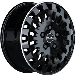Janta aliaj MAK OVERLAND 7x17 5X130 ET62 GLOSS BLACK MIRROR RING