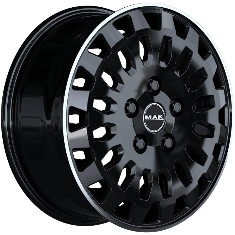 Janta aliaj MAK OVERLAND 7x17 6X130 ET51 GLOSS BLACK MIRROR RING