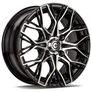 Janta aliaj Carbonado Trailer 5.5x13 4x100 ET30 BFP - Black Front Polished