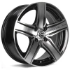 Janta aliaj Carbonado GTRSPORTS1 5.5x13 4x100 ET30 BFP - Black Front Polished