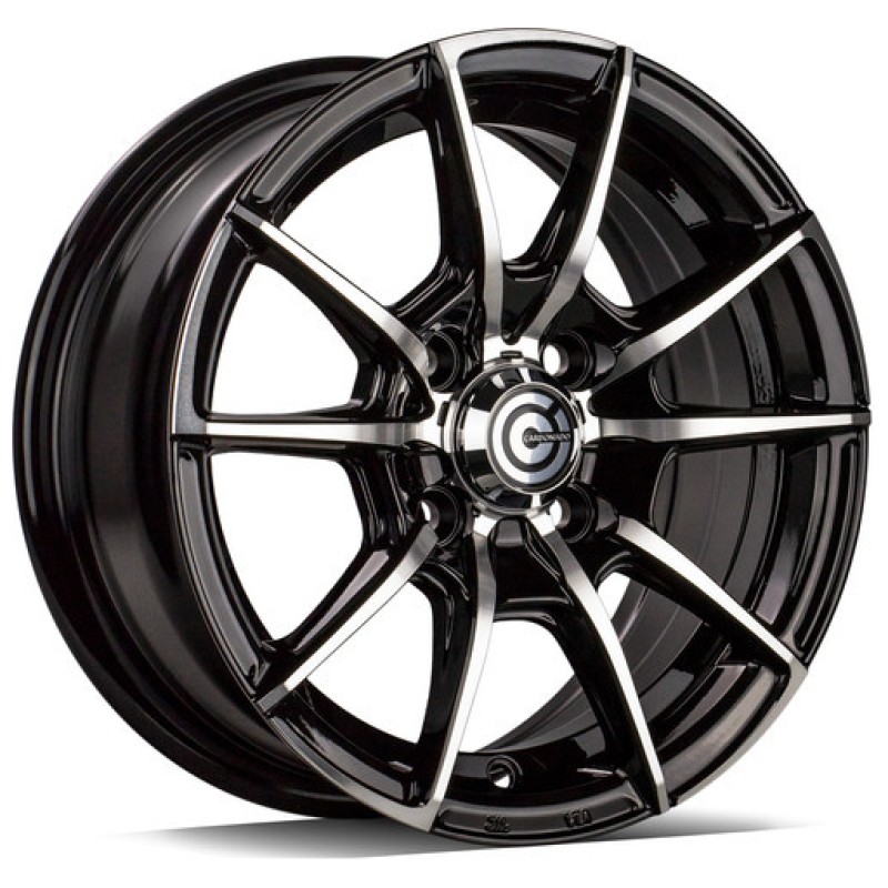 Janta aliaj Carbonado Scooter 5.5x13 4x100 ET30 BFP - Black Front Polished