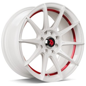 Janta aliaj seventy9 SCF-F 7.0x15 4x100 ET35 WMRIL - White Matt Red Inner Lip