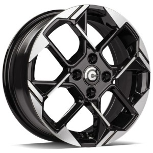Janta aliaj Carbonado Zombie 6.0x15 4x100 ET40 BFP - Black Front Polished