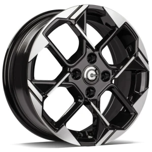 Janta aliaj Carbonado Zombie 6.0x15 4x100 ET40 BFP - Black Front Polished