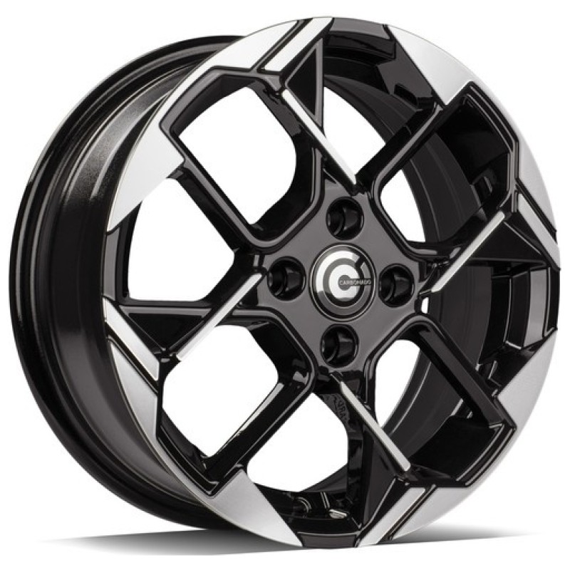 Janta aliaj Carbonado Zombie 6.0x15 4x100 ET40 BFP - Black Front Polished