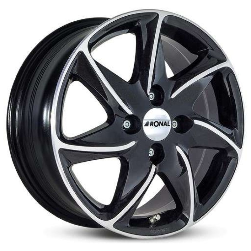 Janta aliaj Ronal R51 6.5x15 4x108 ET42 JB - Jetblack-Frontkopiert