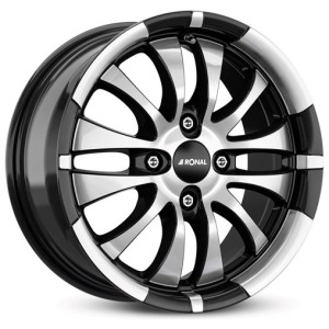 Janta aliaj Ronal R59 6.0x15 4x108 ET20 JBF - Jetblack-Frontkopiert