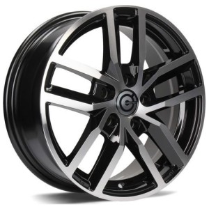 Janta aliaj Carbonado Ice 6.0x15 5x100 ET38 BFP - Black Front Polished