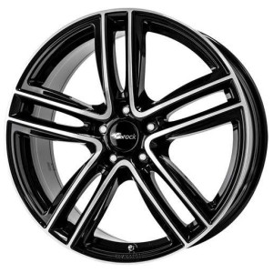 Janta aliaj RC-DESIGN RC27 6x15 5x100 ET38 SGVP - Czarne Polerowane