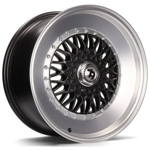 Janta aliaj seventy9 SV-F 7.0x16 4x100 ET35 DMBLP - Matt Black Front Polished Lip Polished