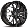 Janta aliaj seventy9 SV-C 7x16 4x100 ET38 BFP - Black Front Polished