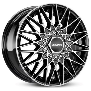 Janta aliaj Ronal LSX 7.0x16 4x100 ET38 JB - Jetblack-Frontkopiert
