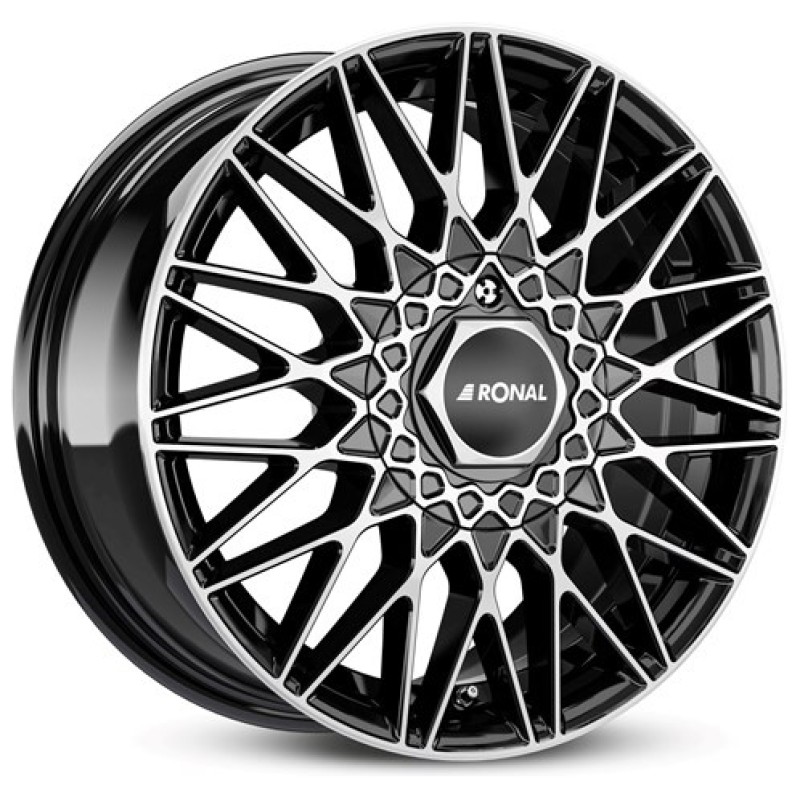 Janta aliaj Ronal LSX 7.0x16 4x100 ET38 JB - Jetblack-Frontkopiert