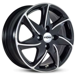 Janta aliaj Ronal R51 7.0x16 4x108 ET25 JB - Jetblack-Frontkopiert