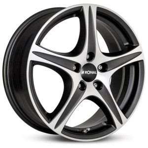 Janta aliaj Ronal R56 6.5x16 4x108 ET40 MBF - Mattschwarz-Frontkopiert