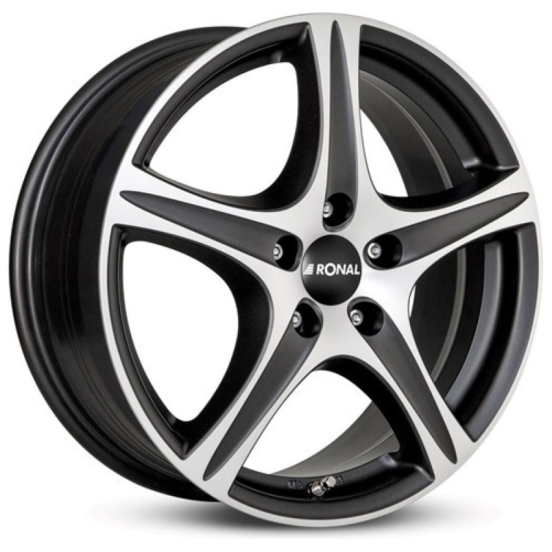 Janta aliaj Ronal R56 6.5x16 4x108 ET40 MBF - Mattschwarz-Frontkopiert