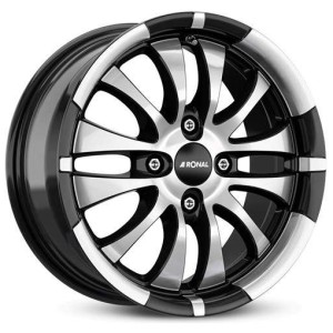 Janta aliaj Ronal R59 7.0x16 4x108 ET25 JBF - Jetblack-Frontkopiert