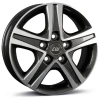 Janta aliaj Borbet CWD 6.0x16 5x130 ET68 MAGP - Mistral anthracite glossy polished