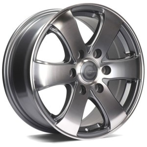 Janta aliaj Carbonado Mammuth 7.0x16 6x130 ET50 AFP - Anthracite Front Polished