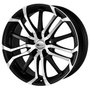 Janta aliaj Brock B26 7.5x17 4x108 ET25 SMVP - Schwarz Matt Voll-Poliert (SMVP)