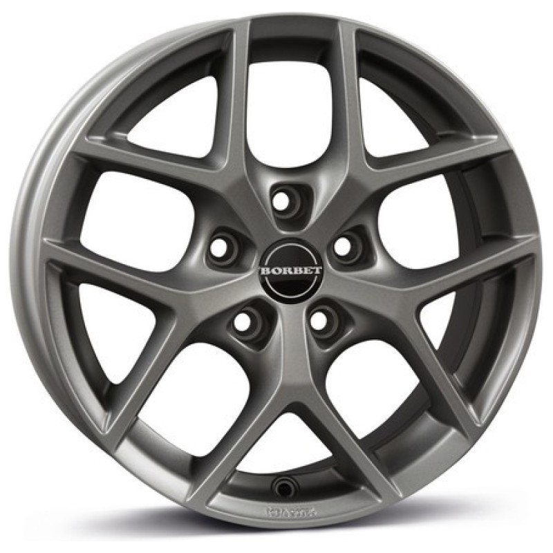 Janta aliaj Borbet Y 7.5x17 5x100 ET47 TM - Titan matt