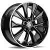 Janta aliaj Carbonado Gasworks 7x17 5x100 ET40 BGLP - Black Glossy Lip Polished