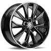 Janta aliaj Carbonado Gasworks 7.0x17 5x100 ET40 BGLP - Black Glossy Lip Polished