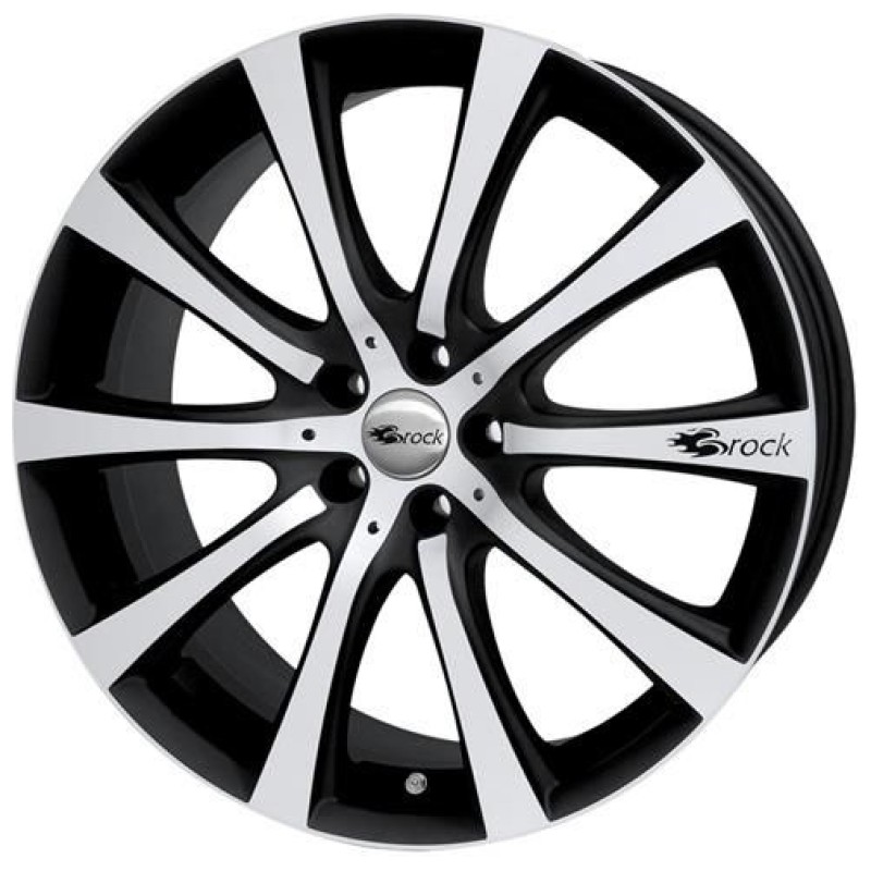 Janta aliaj Brock B21 7.5x17 5x108 ET45 SMVP - Schwarz Matt Voll-Poliert (SMVP)