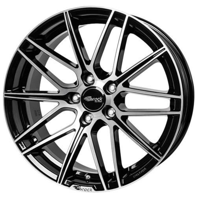 Janta aliaj Brock B34 7.5x17 5x108 ET45 SGVP - Schwarz Glanz Voll-Poliert (SGVP)