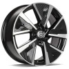 Janta aliaj Carbonado Montpellier 7x17 5x108 ET45 BFP - Black Front Polished