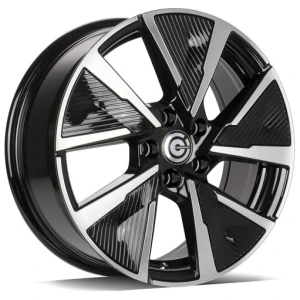 Janta aliaj Carbonado Montpellier 7.0x17 5x108 ET45 BFP - Black Front Polished
